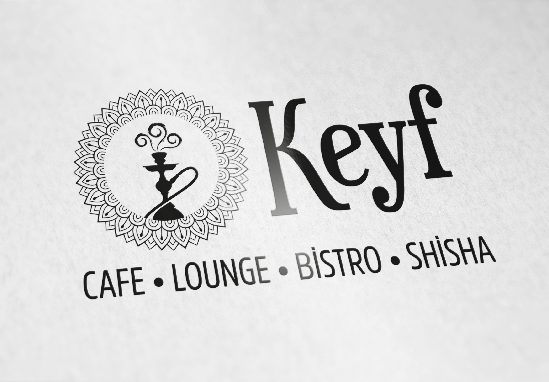 Keyf Nargile Kafe Logo Tasarımı